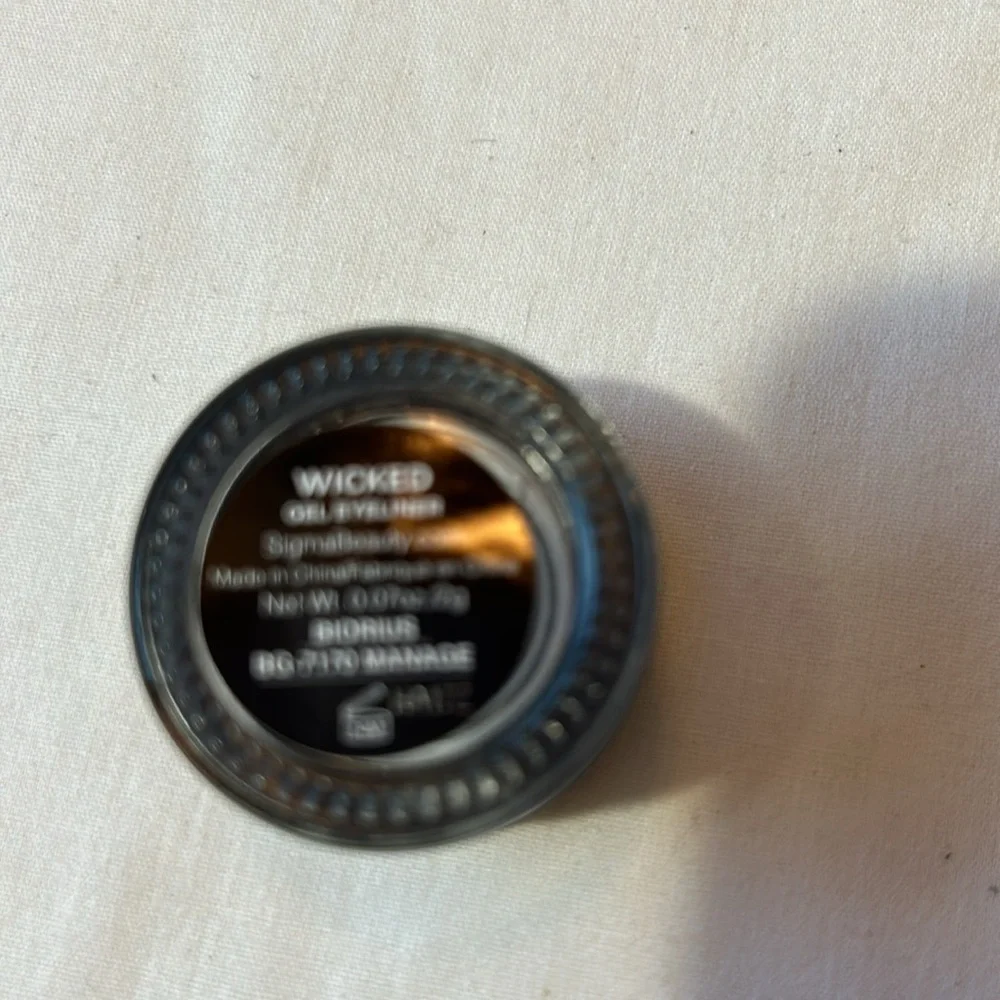 Sigma Gel Eyeliner-Wicked Black  NIB